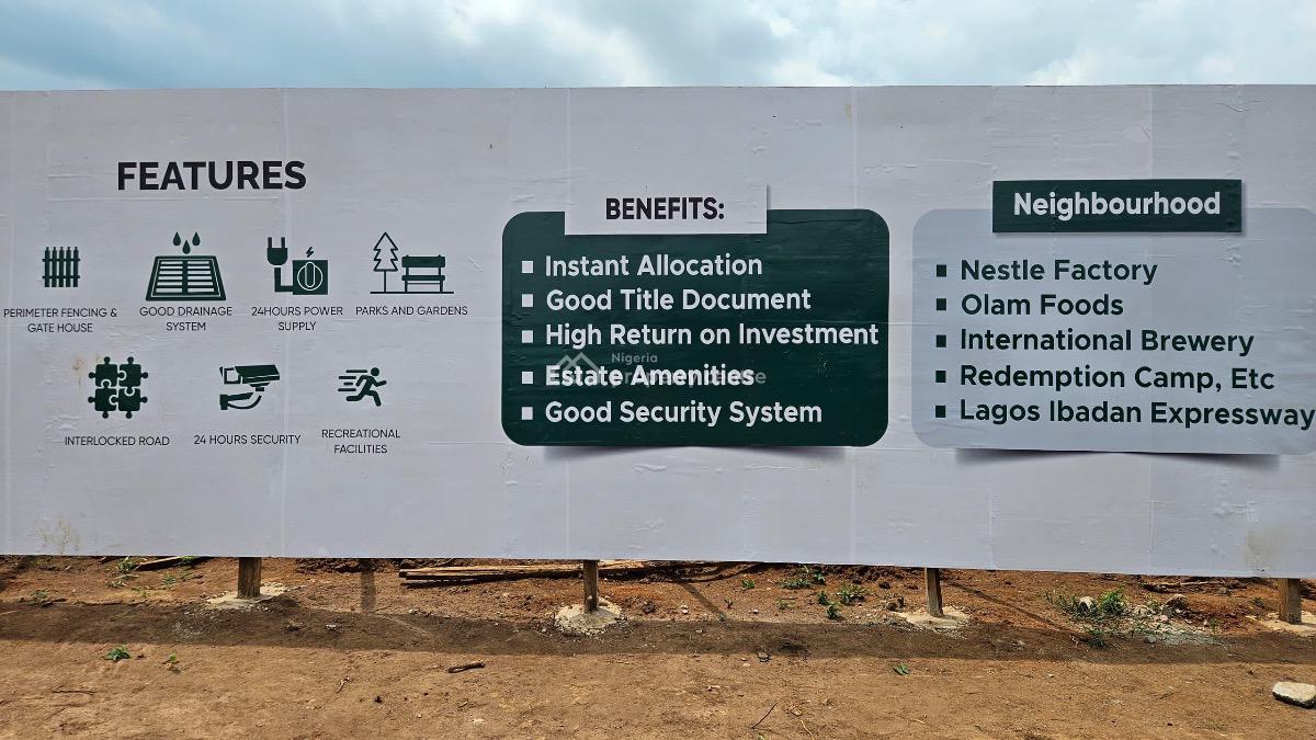 100% Dry Land, Flexible Payment Plans, and Top-notch Proposed Facility, Get Affordable Buy and Build Land Well Serene Environment in Ewu-ode, Mowe Ofada, Ogun, Mixed-use Land for Sale