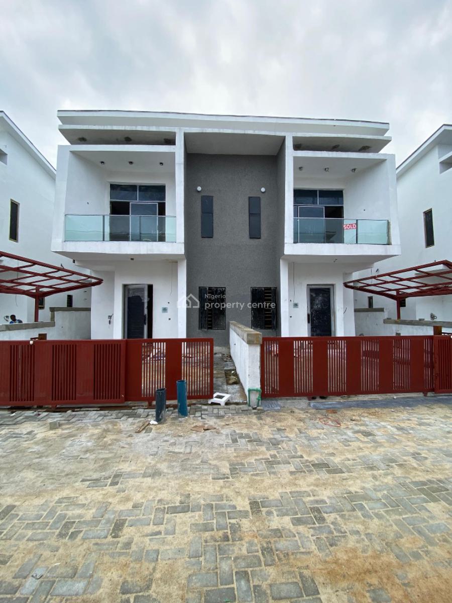 Stunning 4 Bedroom Semi Detached Duplex with a Pool and Bq, Orchid, Lekki, Lagos, House for Sale