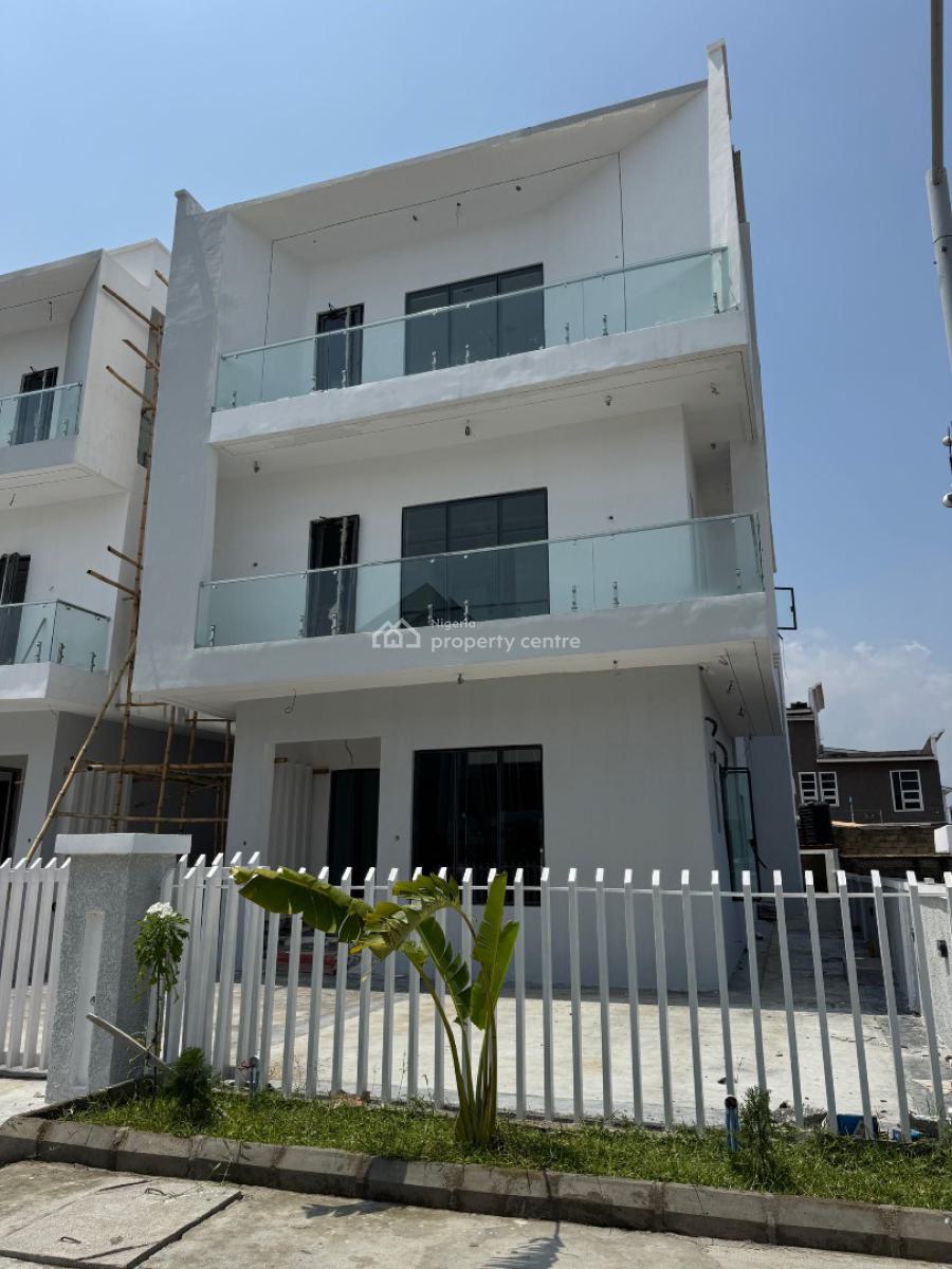 Amazing 5 Bedroom Fully Detached Duplex, Built in a Gated Estate with a Cinema Bq and a Pool, Osapa, Lekki, Lagos, House for Sale
