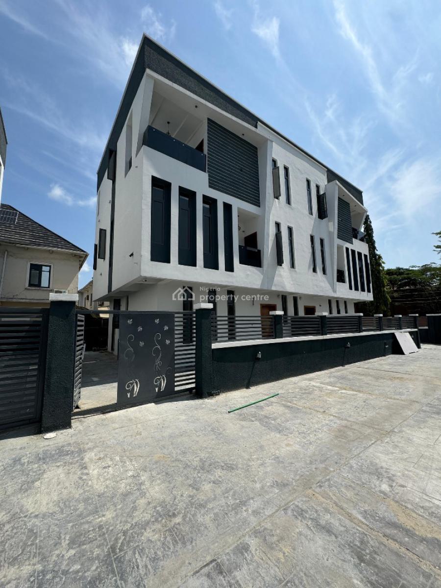 Spacious 4 Bedroom Semi Detached Duplex with a Bq, Osapa, Lekki, Lagos, House for Sale