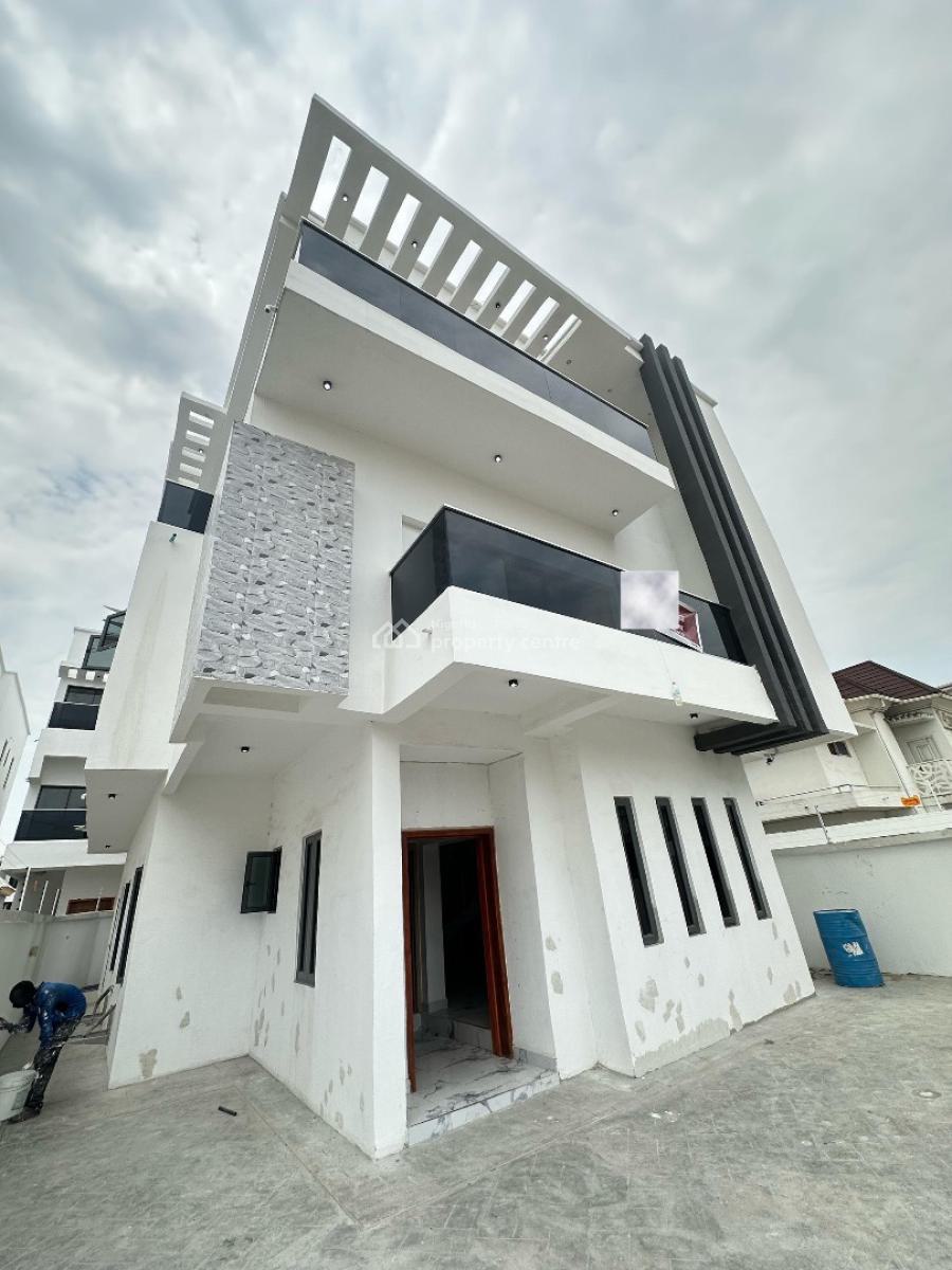 Contemporary 5 Bedroom Detached with Bq, Gym Room & Cinema Room, Ologolo, Lekki, Lagos, Detached Duplex for Sale