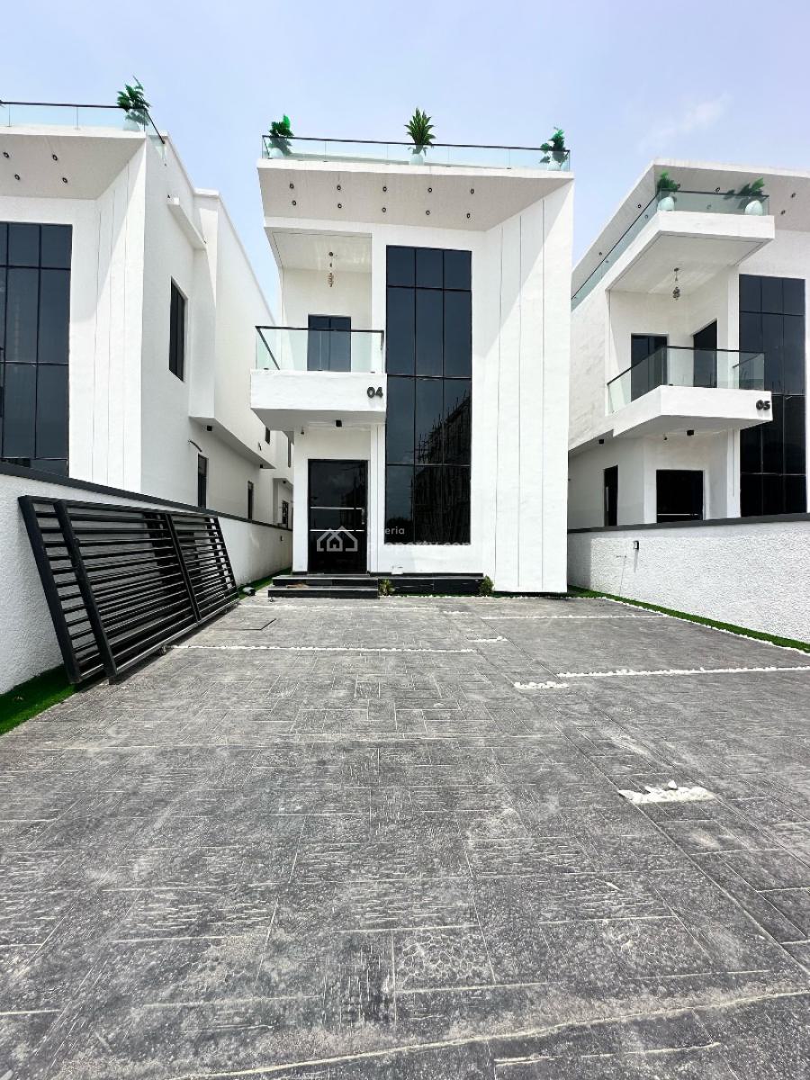 Exquisite 5 Bedroom Fully Detached Duplex, Spacious Rooms with Well Detailed Finishing, Pool,bq in Chevron, Lekki, Lagos, House for Sale