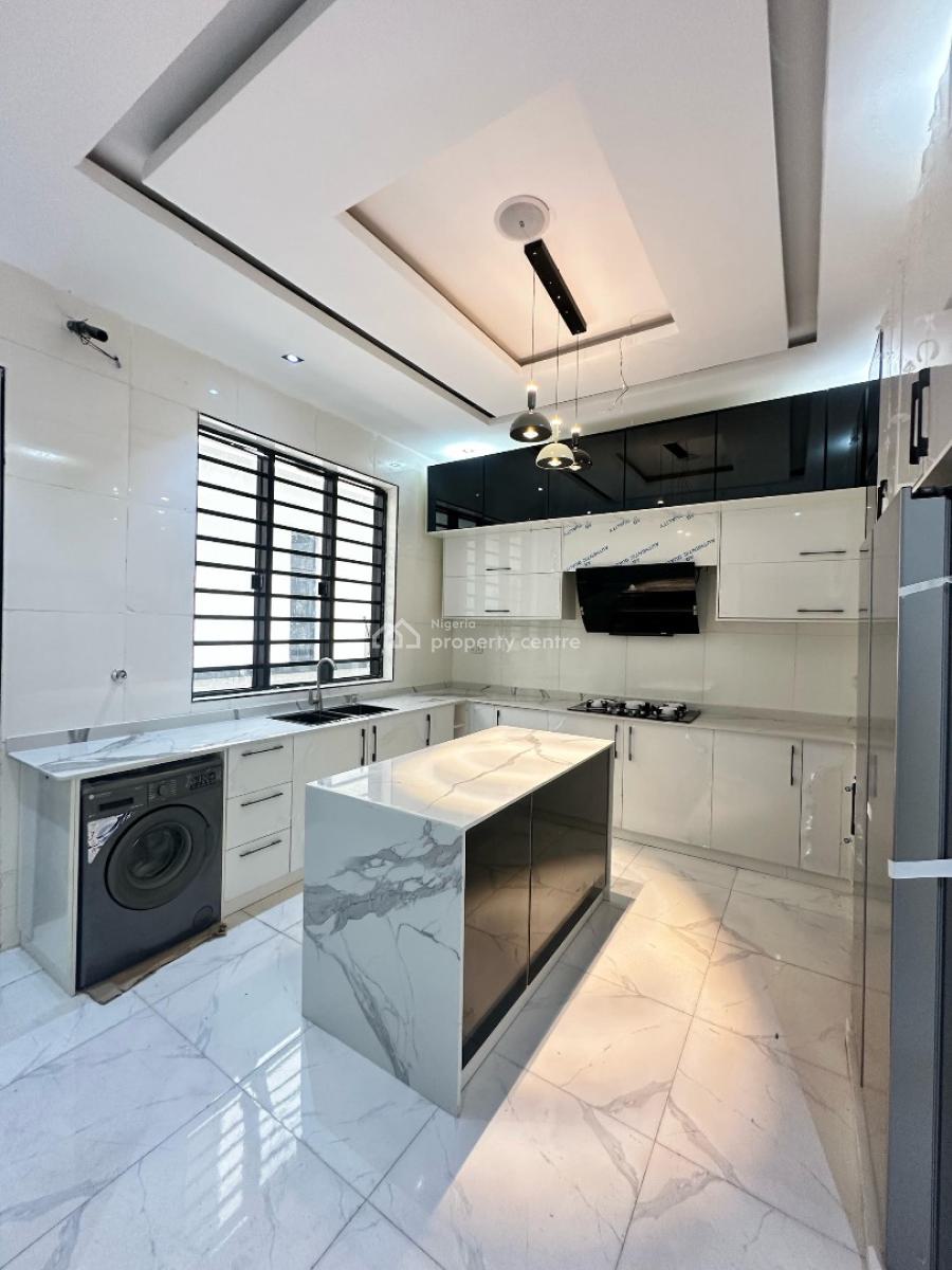 Exquisite 5 Bedroom Fully Detached Duplex, Spacious Rooms with Well Detailed Finishing, Pool,bq in Chevron, Lekki, Lagos, House for Sale