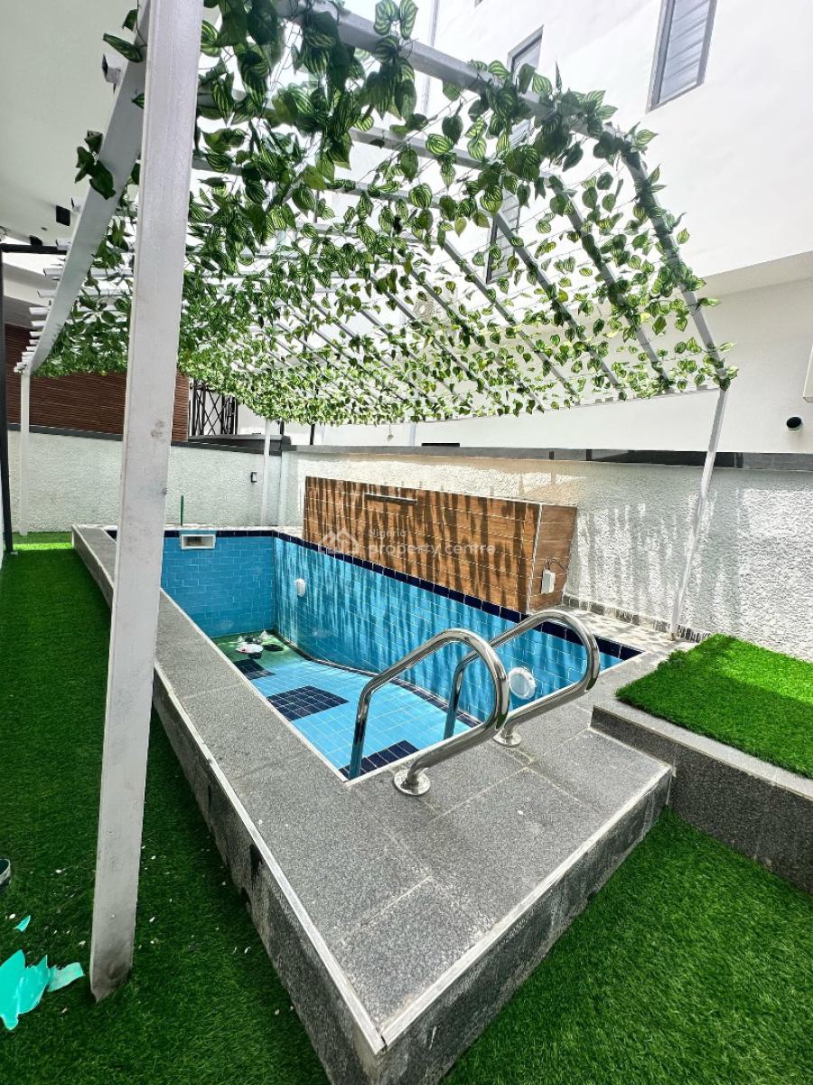 Exquisite 5 Bedroom Fully Detached Duplex, Spacious Rooms with Well Detailed Finishing, Pool,bq in Chevron, Lekki, Lagos, House for Sale