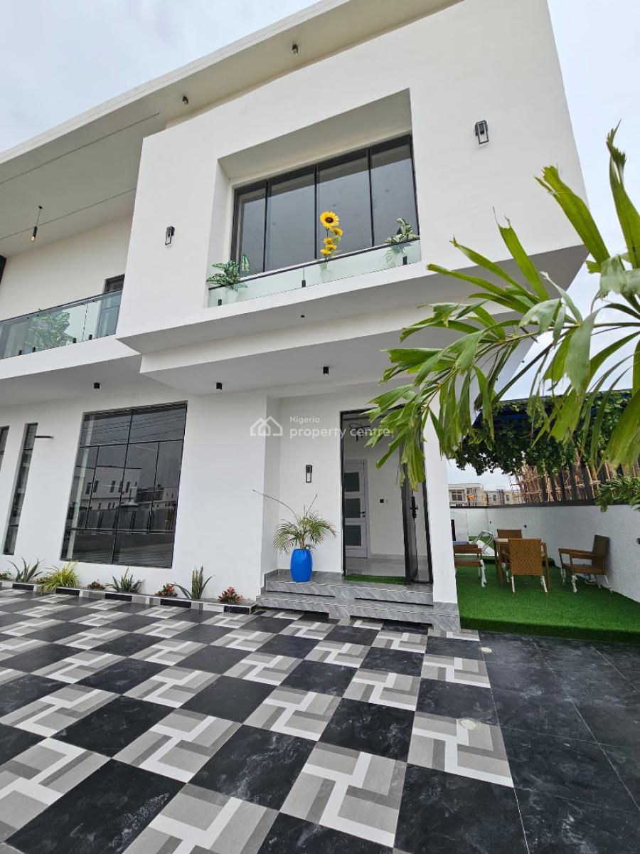 Contemporary 5-bedroom Fully Detached Duplex with Bq & Swimming Pool, Ajah, Lagos, Detached Duplex for Sale