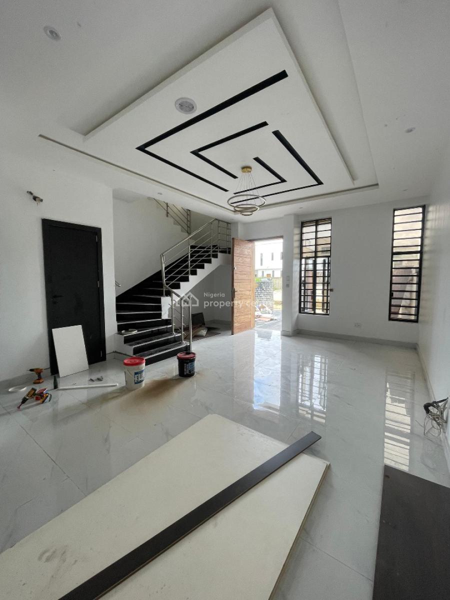 Newly Built and Stunning 4 Bedroom Fully Detached Duplex with a Bq, Chevron, Lekki, Lagos, House for Sale