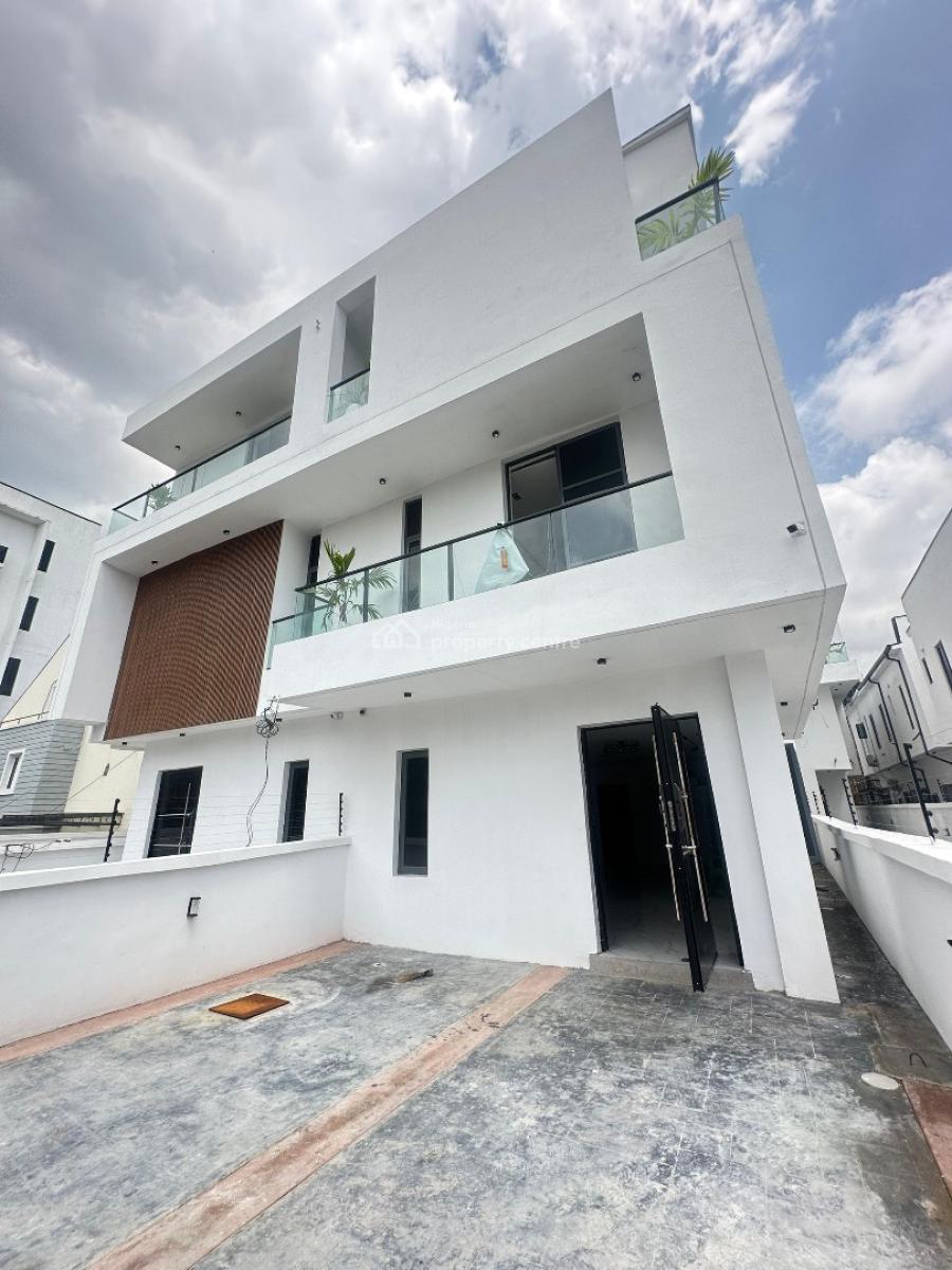 Contemporary 5-bedroom Semi Detached Duplex in a Well Secured Location, Ikate Elegushi, Lekki, Lagos, Semi-detached Duplex for Sale