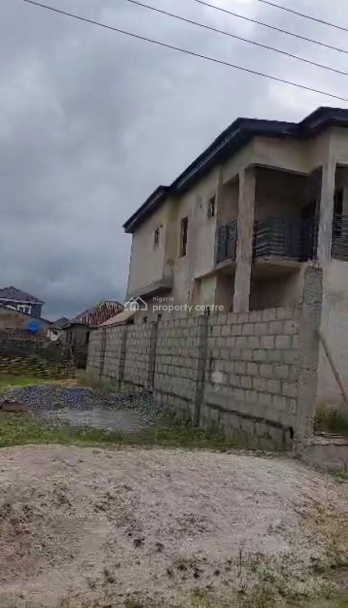 Distress Carcass 3 Bedrooms Detached Duplex House, Abule Paun, Ibeju Lekki, Lagos, Detached Duplex for Sale