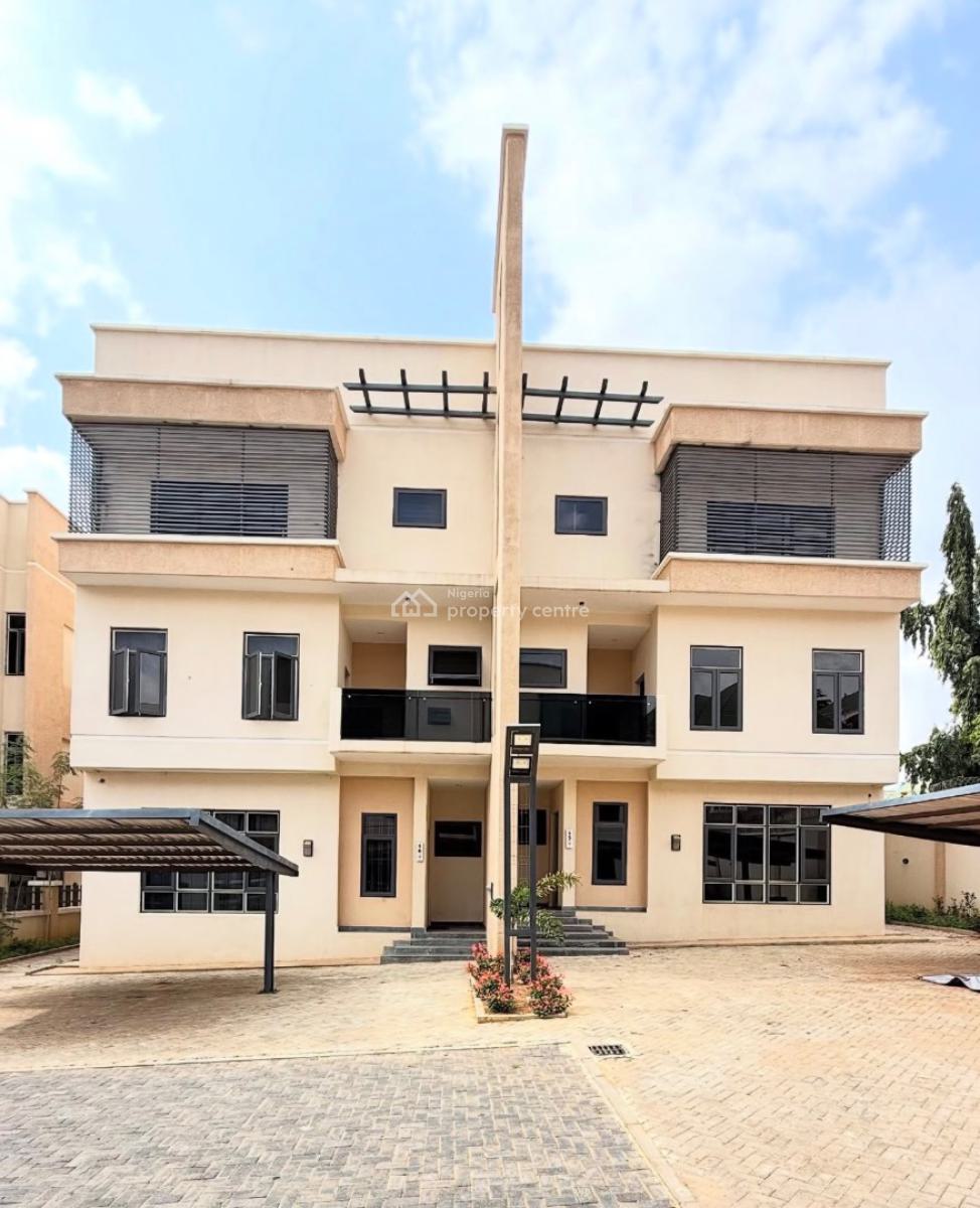 Newly Built 5 Bedroom Semi Detached Duplex + Bq, Guzape District, Abuja, Semi-detached Duplex for Rent
