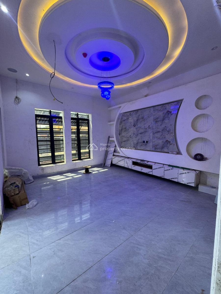 Nicely Built 5 Bedroom Detached Duplex Plus Bq and Solar, Gbagada, Lagos, Detached Duplex for Sale
