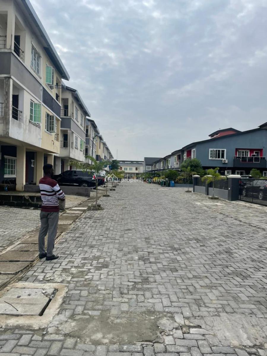 4 Bedroom Terrace Duplex, Paradise 2, Estate, Chevron Alternative, Lekki, Lagos, Terraced Duplex for Sale