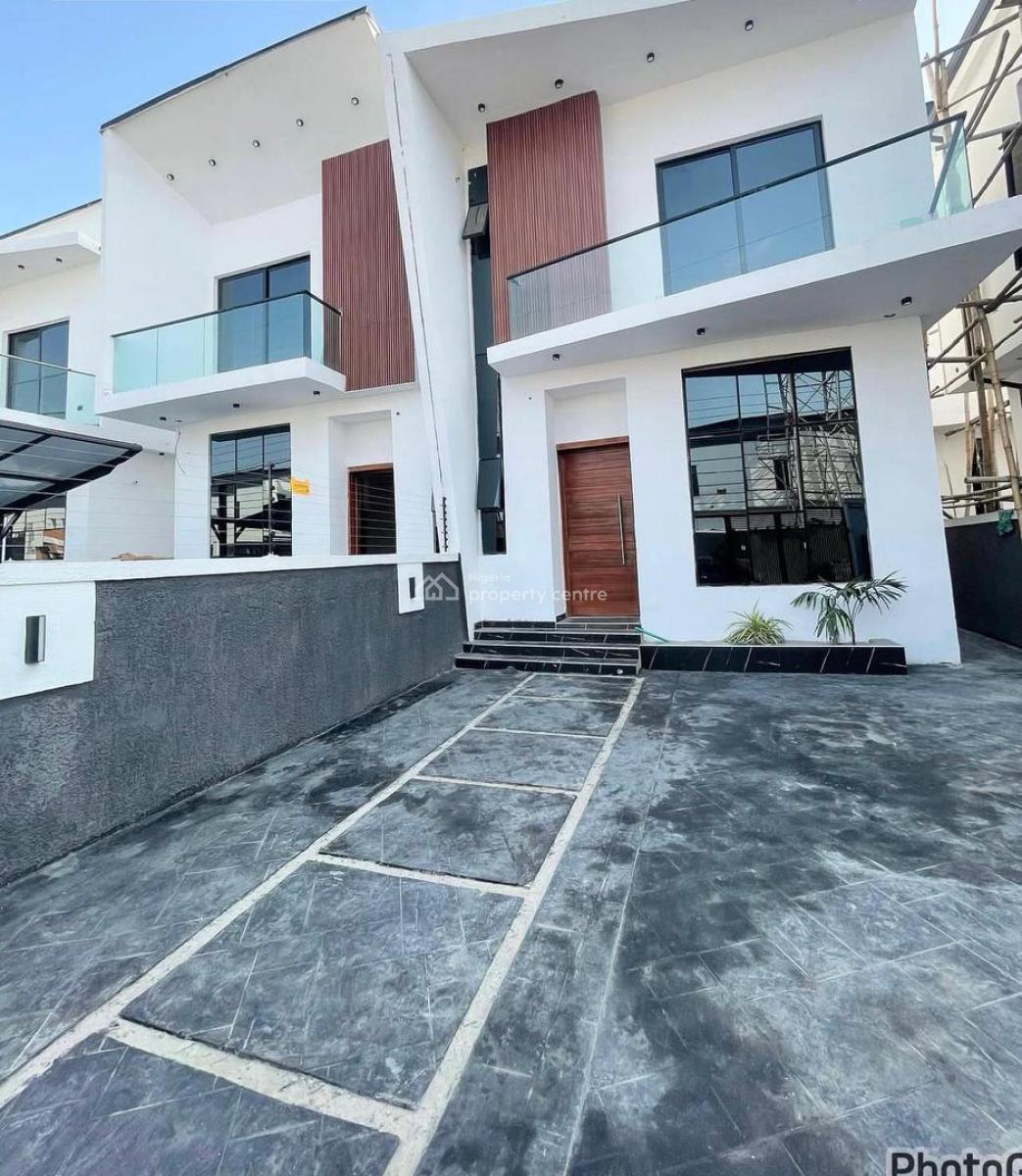 4 Bedroom Apartment, in a Very Beautiful Estate, Ikota, Lekki, Lagos, Semi-detached Duplex for Rent