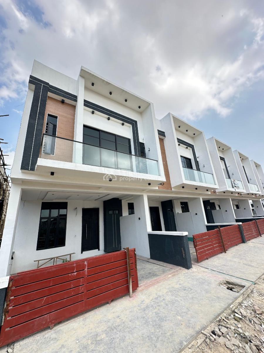 Self Compound 3 Bedroom Terrace Duplex with Modern Facilities, Fantastic 3 Bedroom Terrace with Self Compound, Ikota Extension, Ikota, Lekki, Lagos, Terraced Duplex for Sale