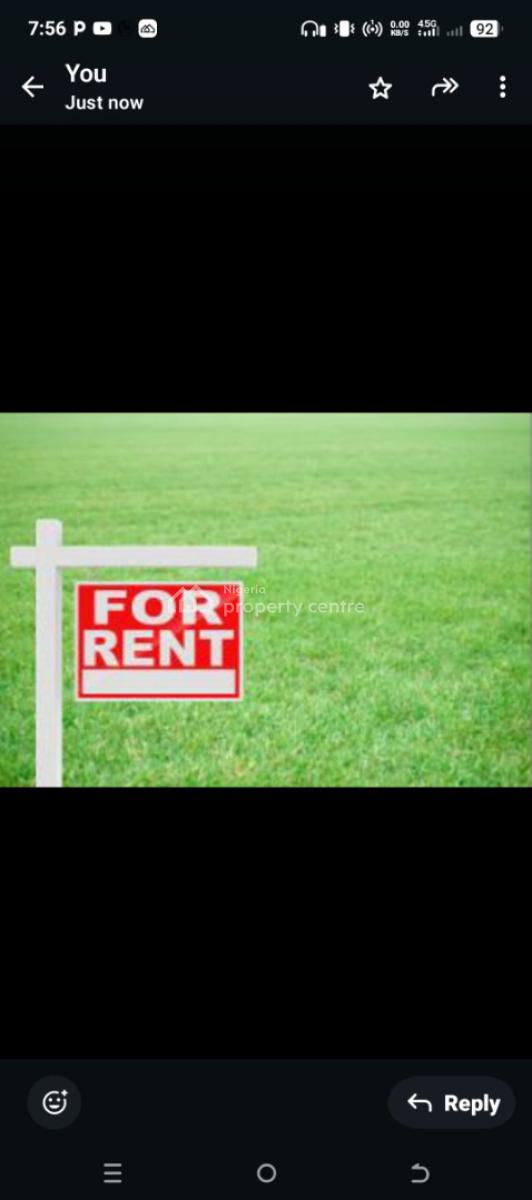 Land for Lease in Ado Road in Ajah, Ado Road By Catholic Church, Ajah, Lagos, Commercial Land for Rent