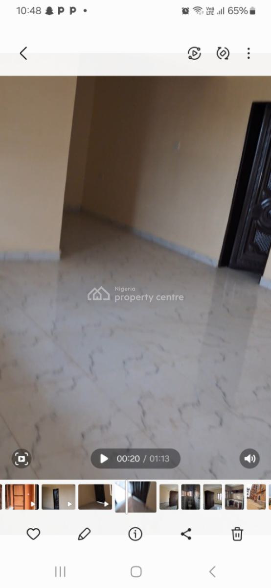 Standard Two Bedroom Flats with Pop, Back of Mamas Mart, Asaba, Delta, Flat / Apartment for Rent