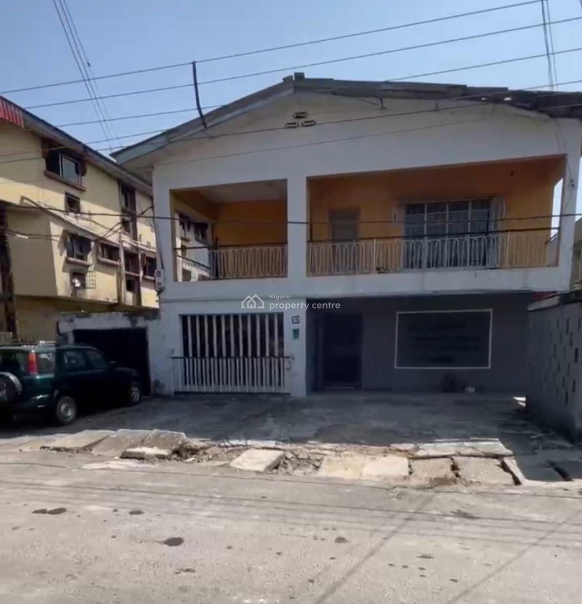 a Buy and Rebuild One Story Building in a Luxurious Location, Bode Thomas, Surulere, Lagos, Block of Flats for Sale