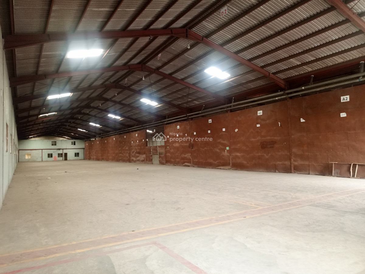 Warehouse Measuring 3000 Sqm on 5000sqm Land, Ikeja, Lagos, Warehouse for Rent