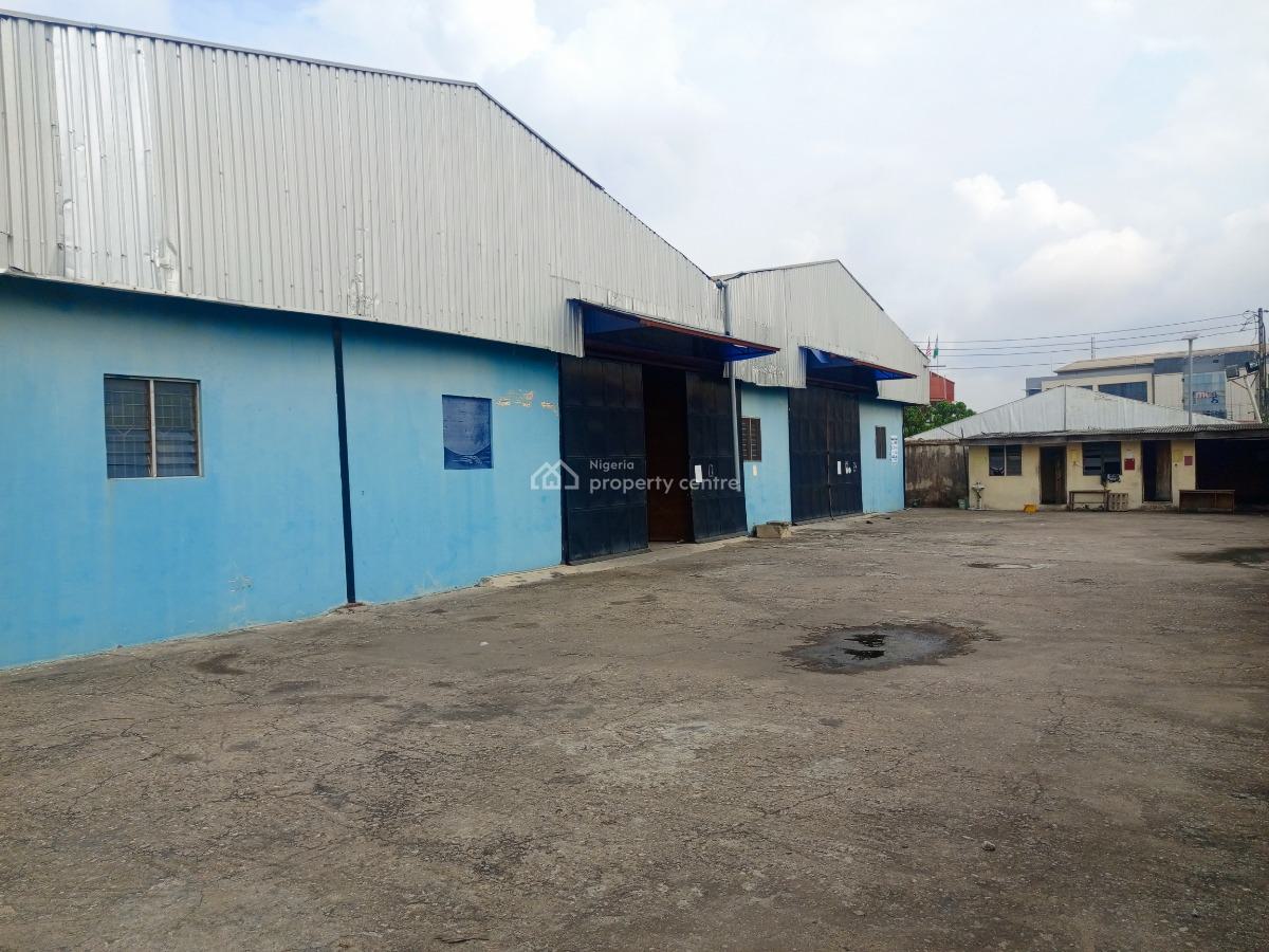 Warehouse Measuring 3000 Sqm on 5000sqm Land, Ikeja, Lagos, Warehouse for Rent