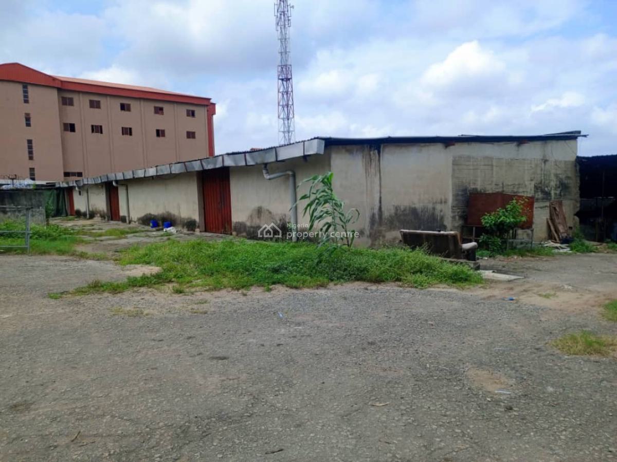 1 Bay Warehouse with Open Space, Office on 4,200 Sqm, Oregun, Ikeja, Lagos, Warehouse for Sale