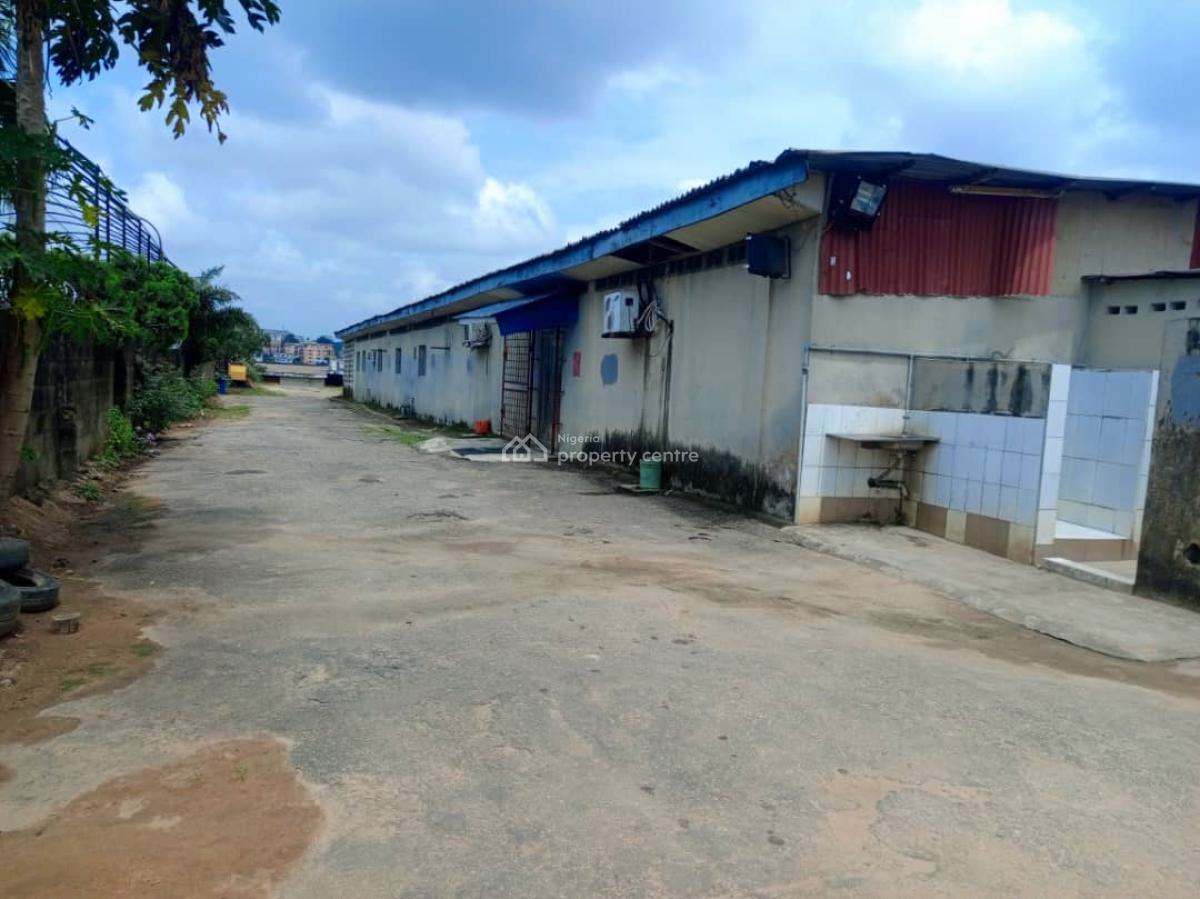 1 Bay Warehouse with Open Space, Office on 4,200 Sqm, Oregun, Ikeja, Lagos, Warehouse for Sale