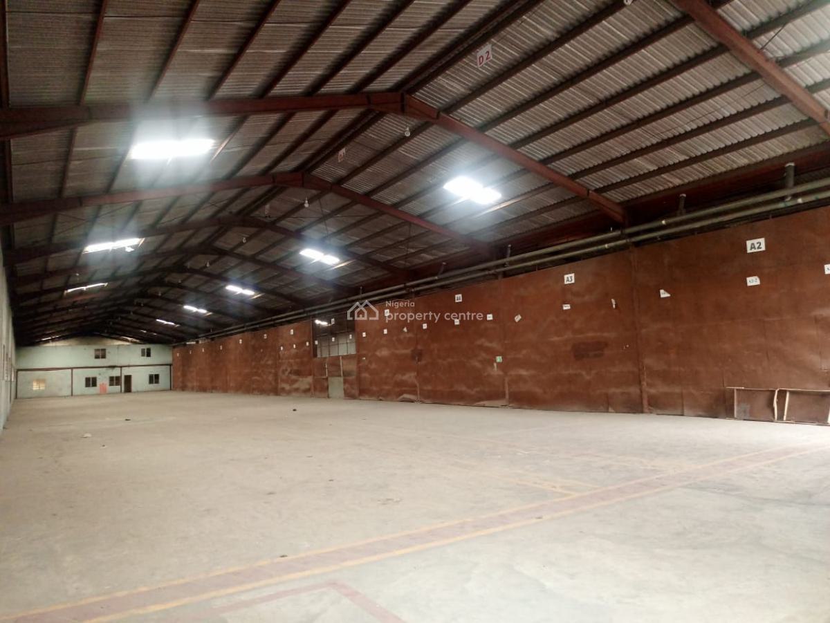 Standard 3,000 Sqm Warehouse on 5,000 Sqm of Land, Off Oba Akran Ikeja Lagos, Ikeja, Lagos, Warehouse for Rent