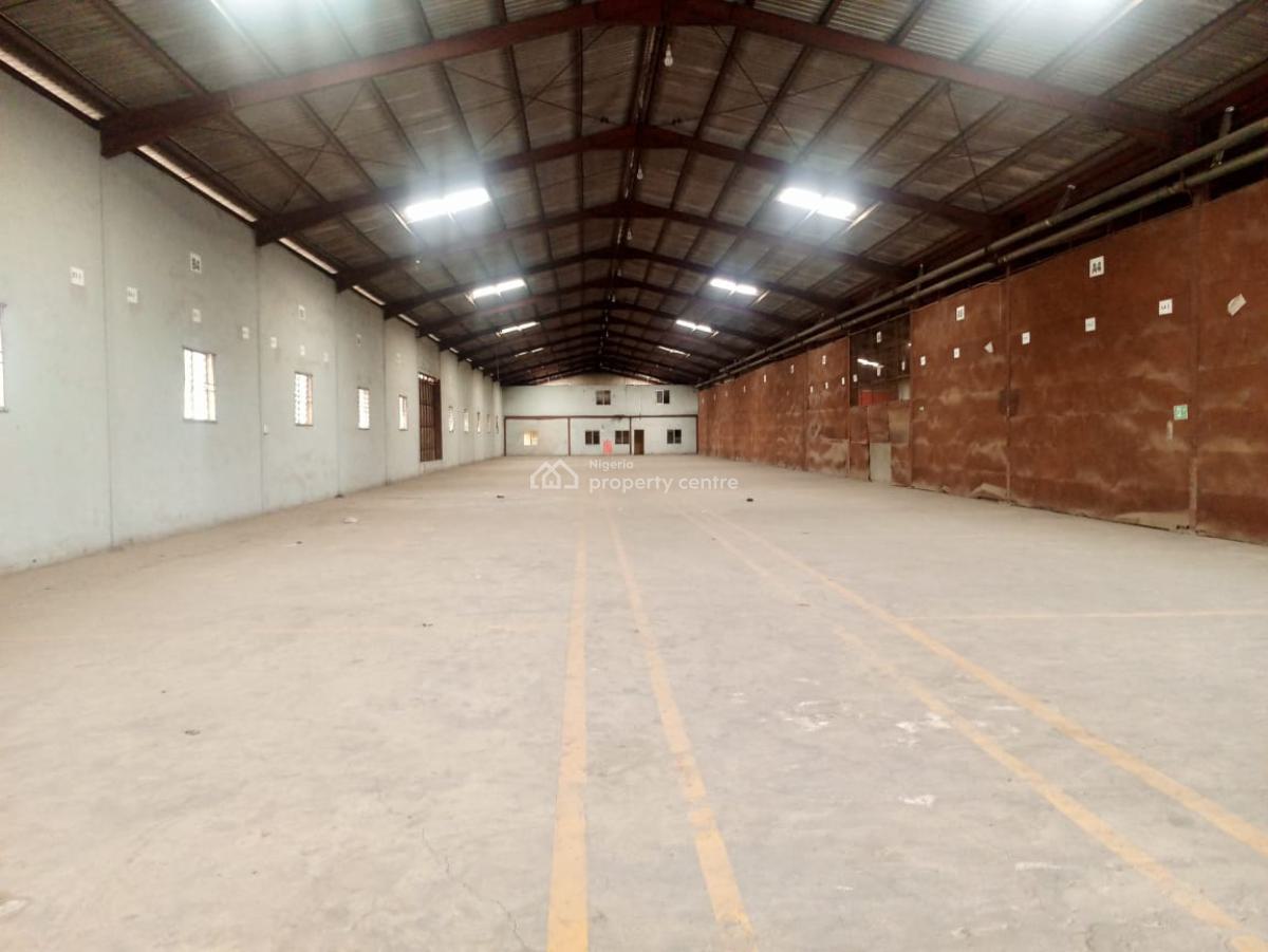 Standard 3,000 Sqm Warehouse on 5,000 Sqm of Land, Off Oba Akran Ikeja Lagos, Ikeja, Lagos, Warehouse for Rent