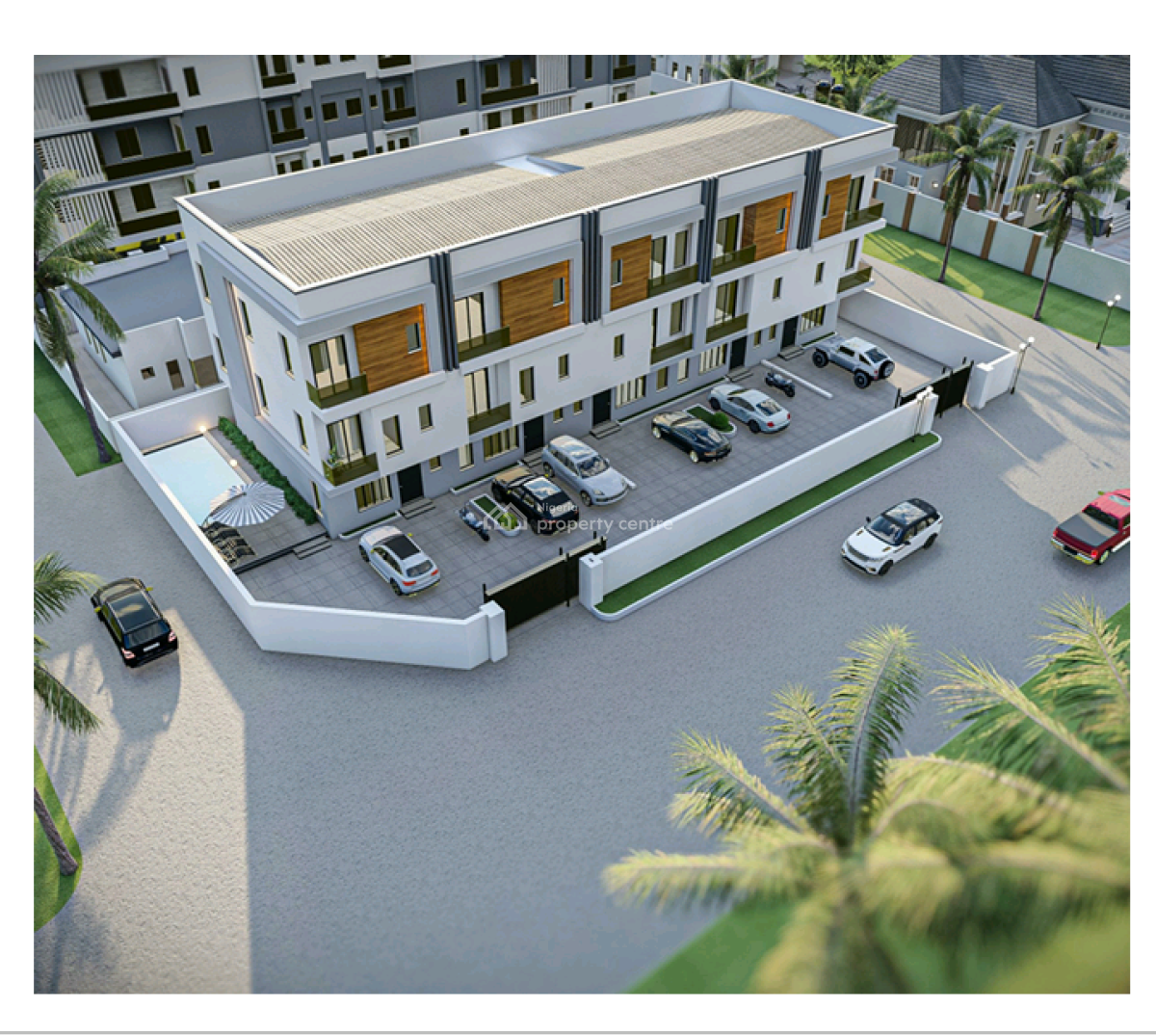 a Premium Development of Five (5) Units of 4-bedroom Terrace Duplexes, Off Freedom Road, Ikate, Lekki, Lagos, Terraced Duplex for Sale