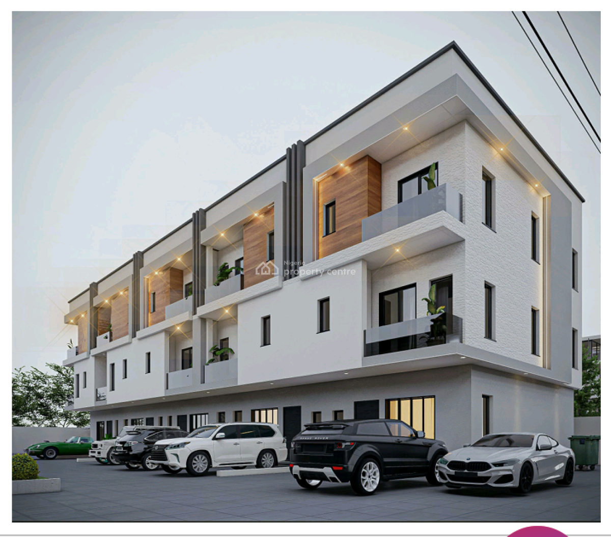 a Premium Development of Five (5) Units of 4-bedroom Terrace Duplexes, Off Freedom Road, Ikate, Lekki, Lagos, Terraced Duplex for Sale