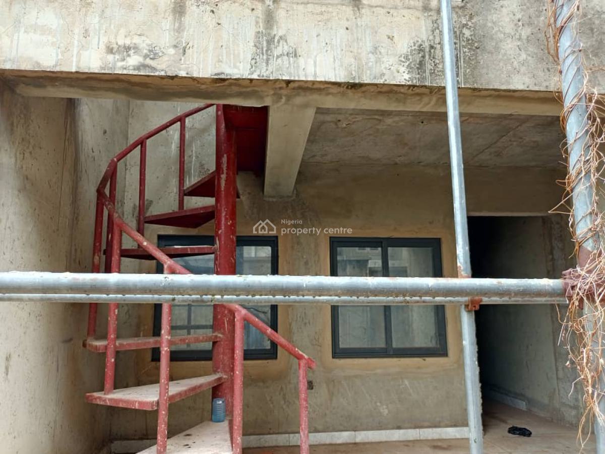 4 Bedroom Terrace Duplex with Basement Bq Advance Carcas, Townsvile Apartment, Babagana Kingibe Street, Guzape District, Abuja, Terraced Duplex for Sale