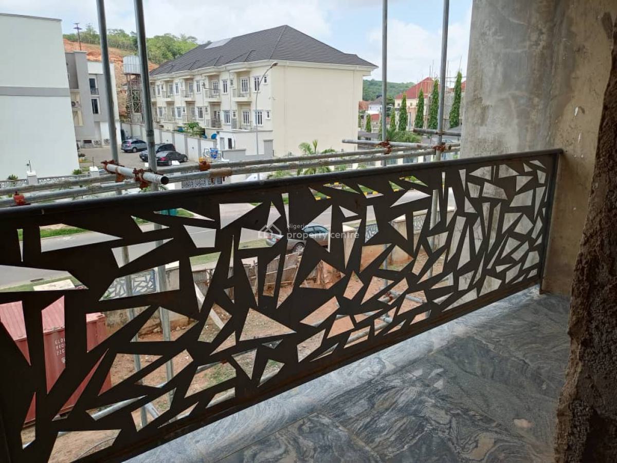 4 Bedroom Terrace Duplex with Basement Bq Advance Carcas, Townsvile Apartment, Babagana Kingibe Street, Guzape District, Abuja, Terraced Duplex for Sale