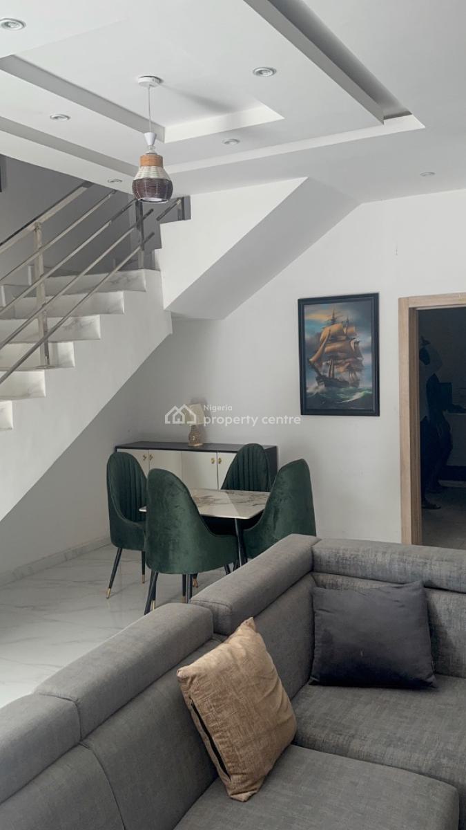 Tastefully Furnished 4 Bedroom Terrace Duplex, Abraham Adesanya, Sangotedo, Ajah, Lagos, Terraced Duplex for Rent