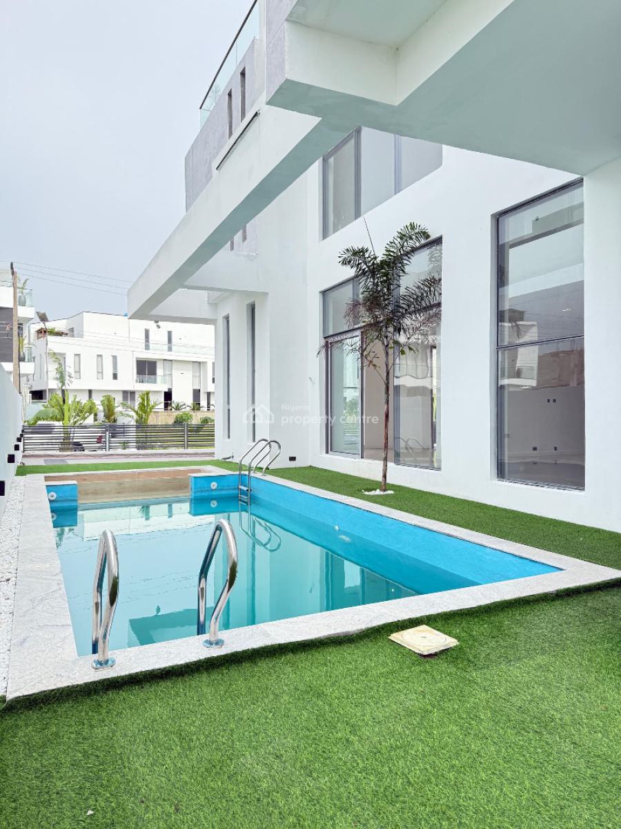 Word Class 5 Bedroom with Cinema, Tennis & Basketball Court, Pool, Bq, Osapa London, Osapa, Lekki, Lagos, Detached Duplex for Sale