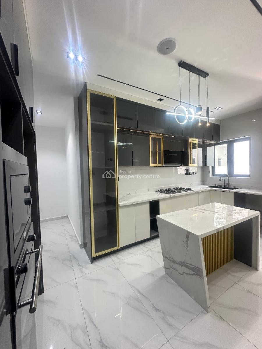 Contemporary 5-bedroom Semi-detached Duplex with Bq, Ikate, Lekki, Lagos, Semi-detached Duplex for Sale
