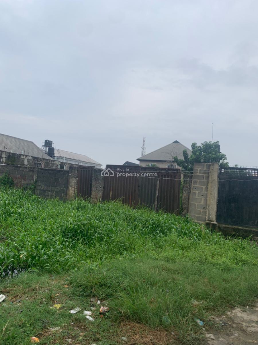 Full Plot of Dry and Gated Sweet Land on The Interlock Road, Off Mobil Road, Ilaje, Ajah, Lagos, Land for Sale