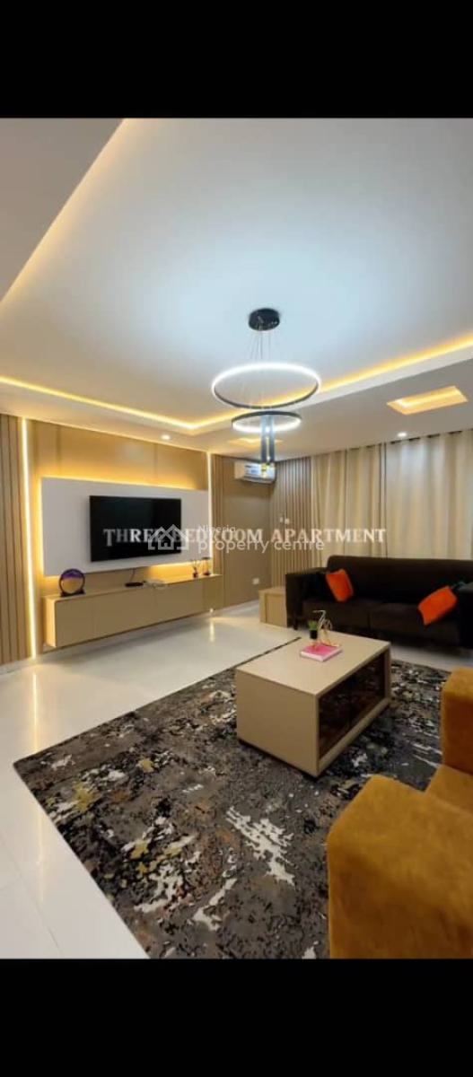 Luxurious Three Bedroom Fully Furnished Apartment, Lekki Phase 2, Lekki, Lagos, Flat / Apartment for Rent