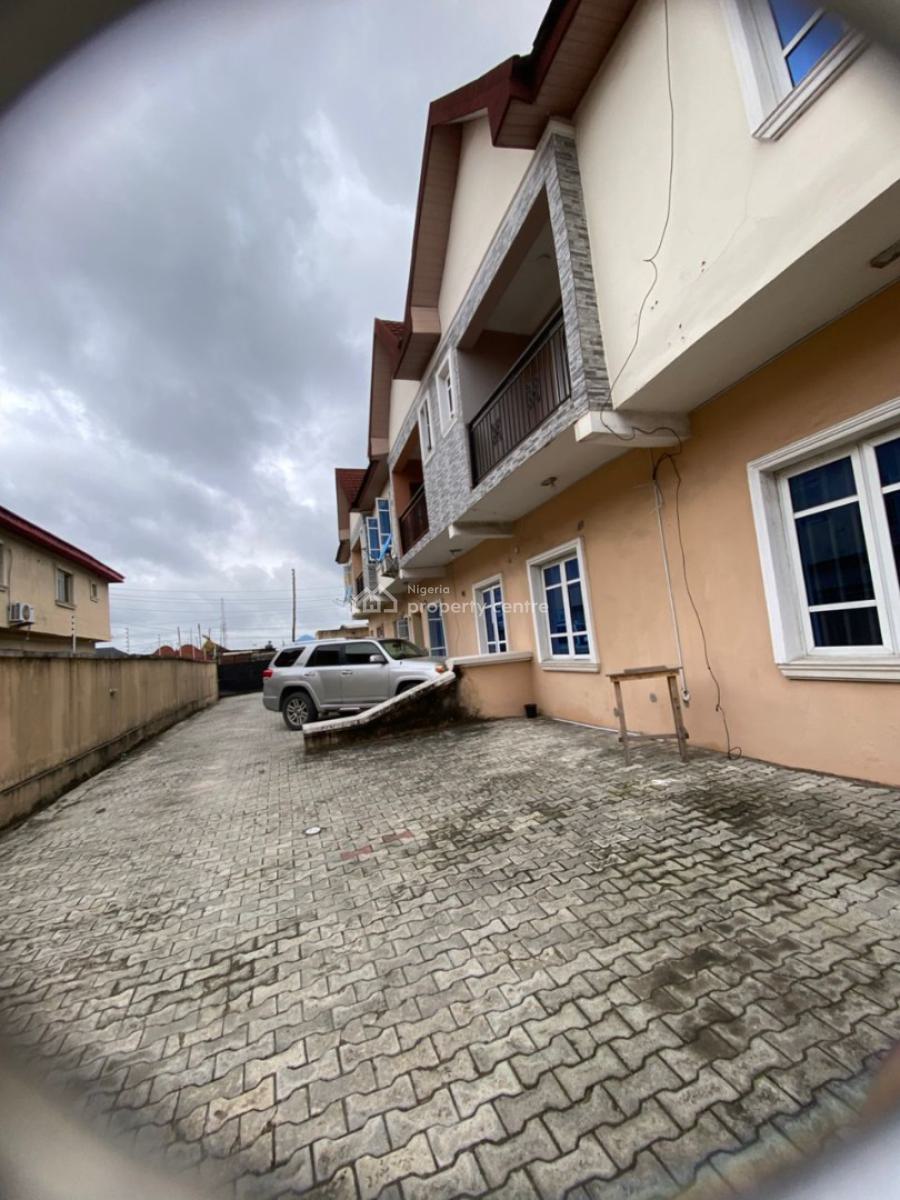 Spacious Corner Piece 4 Bedroom Terrace Duplex with Space to Park 4 Ca, After Lagos Business School Olokonla, Ajah, Lagos, Terraced Duplex for Sale