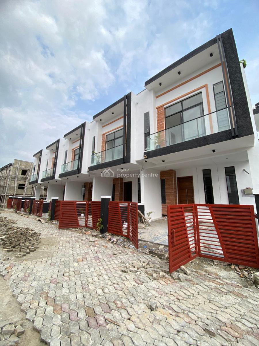 4bedroom Terrace Duplex with Private Gated Compound, Ikota, Lekki, Lagos, Terraced Duplex for Sale