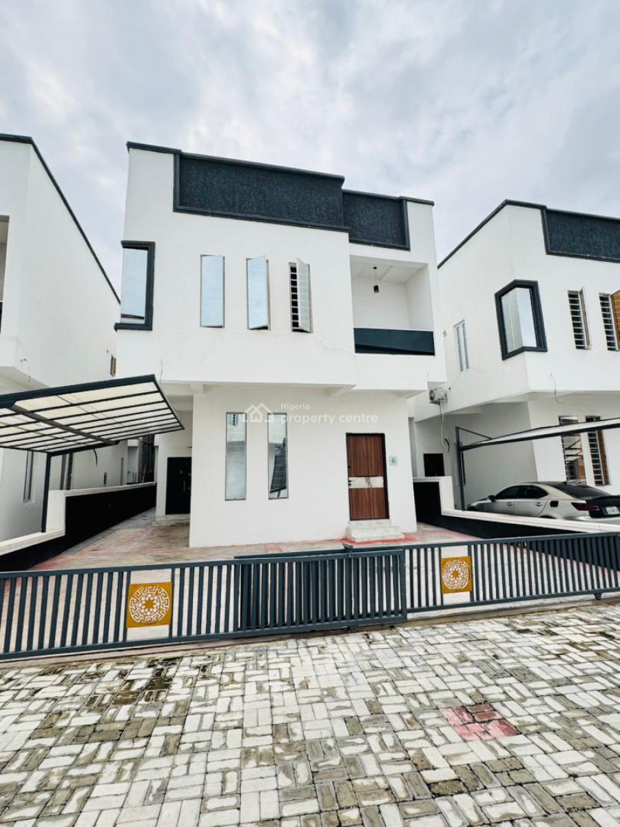 Spacious Serviced 4 Bedroom Detached Duplex with Bq in a Mini Estate, Lekki County Estate, Ikota, Lekki, Lagos, Detached Duplex for Sale
