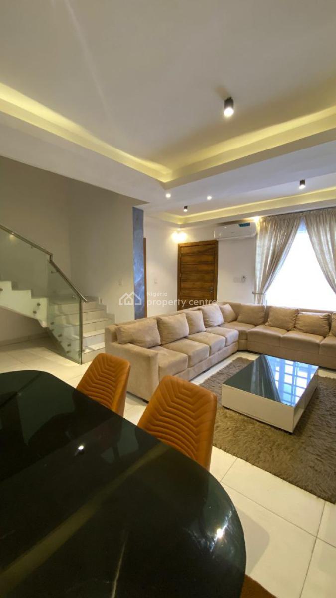 Furnished 4bedroom Terrace with Bq, Lekki Phase 1, Lekki Phase 1, Lekki, Lagos, Terraced Duplex for Rent