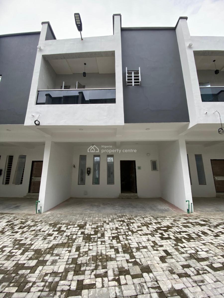 Spacious Serviced 4 Bedroom Terraced Duplex in a Mini Estate, Ikota, Lekki, Lagos, Terraced Duplex for Sale