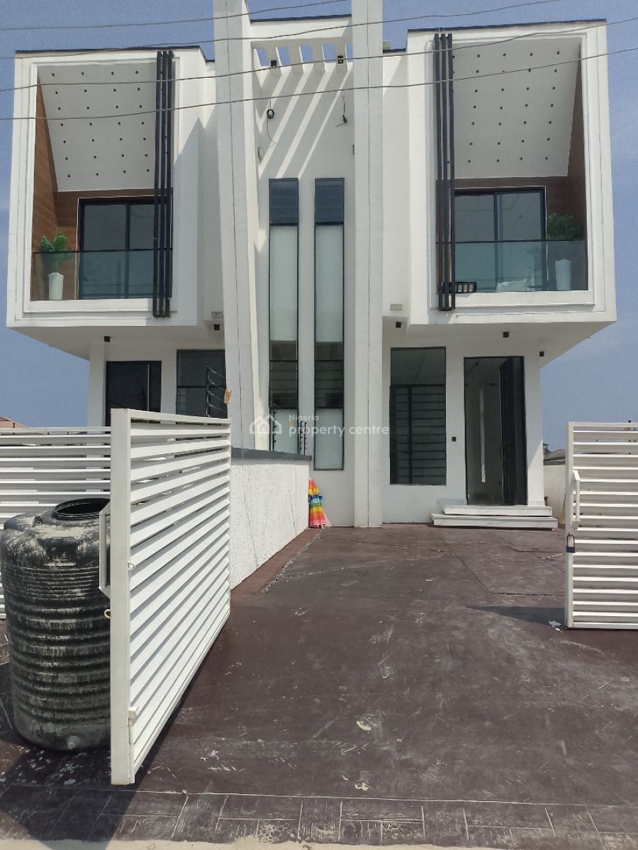 a Spacious and Newly Built 4bedroom Semi Detached Duplex Duplex, Lekki Palm City, Ajah, Lagos, Semi-detached Duplex for Sale