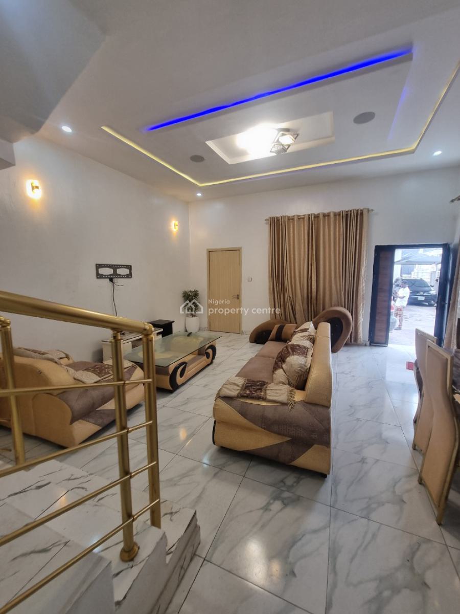 Furnished Four 4-bedroom Semi-detached House in a Serene Neighborhood, Off Orchid Road, Royal Pine Estate, Lekki, Lagos, Semi-detached Duplex for Sale