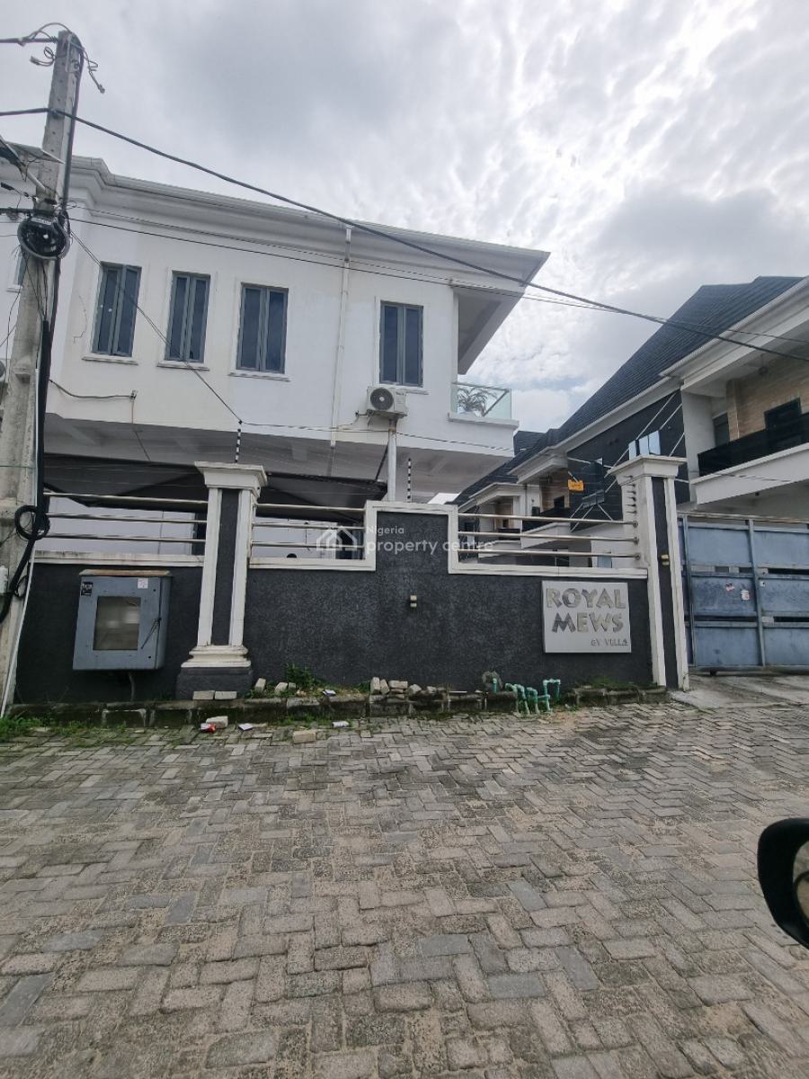 Furnished Four 4-bedroom Semi-detached House in a Serene Neighborhood, Off Orchid Road, Royal Pine Estate, Lekki, Lagos, Semi-detached Duplex for Sale