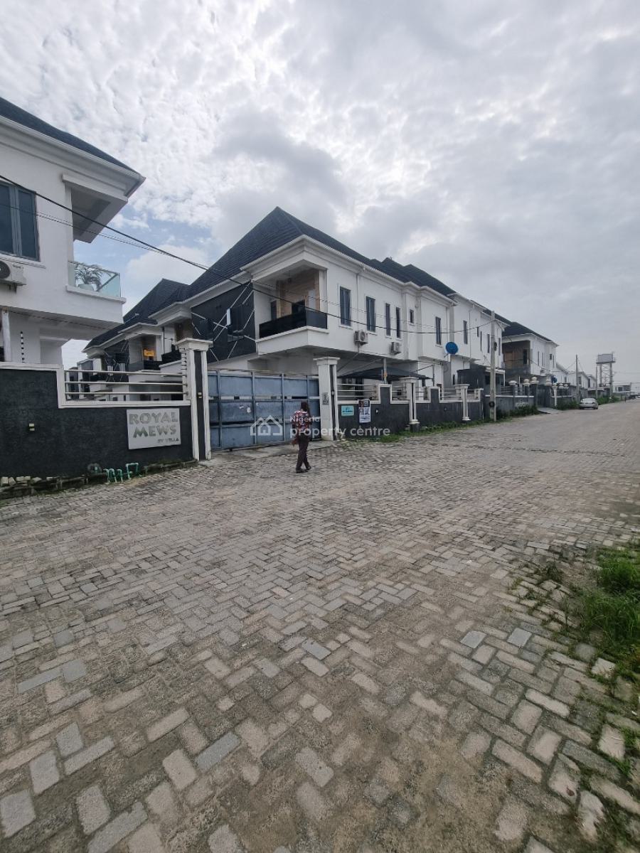 Furnished Four 4-bedroom Semi-detached House in a Serene Neighborhood, Off Orchid Road, Royal Pine Estate, Lekki, Lagos, Semi-detached Duplex for Sale