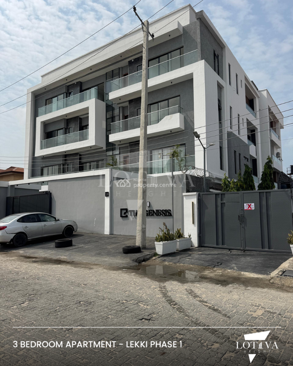 Spacious 3-bedroom Fully Apartment + Pool, Lekki Phase 1, Lekki, Lagos, Flat / Apartment for Sale