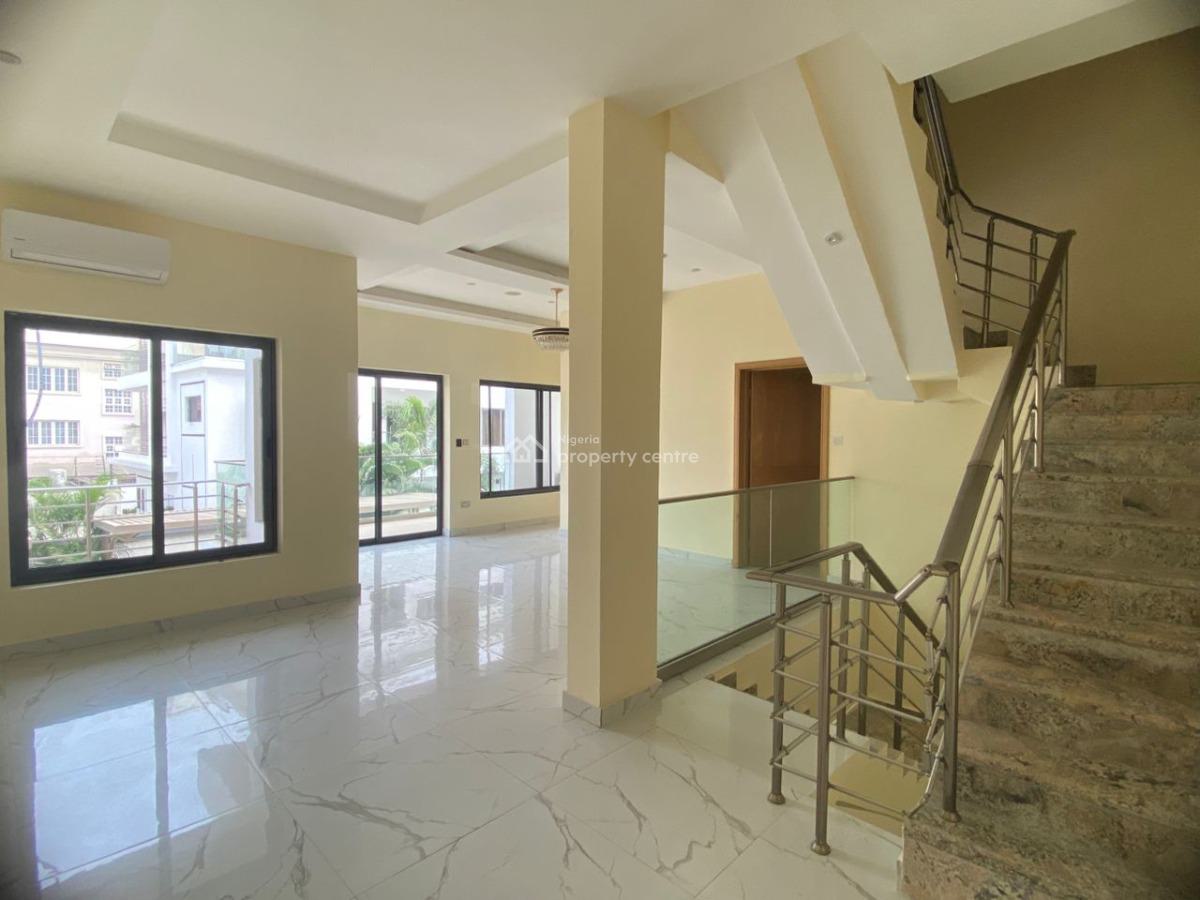 4 Bedroom Terrace House with a Room Service Quarters (swimming Pool, Banana Island, Ikoyi, Lagos, Terraced Duplex for Rent
