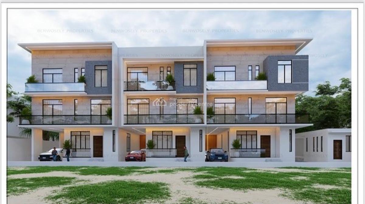 4 Bedroom Terrace Duplex with a Duplex, Gra Phase 1, Magodo, Lagos, Terraced Duplex for Sale