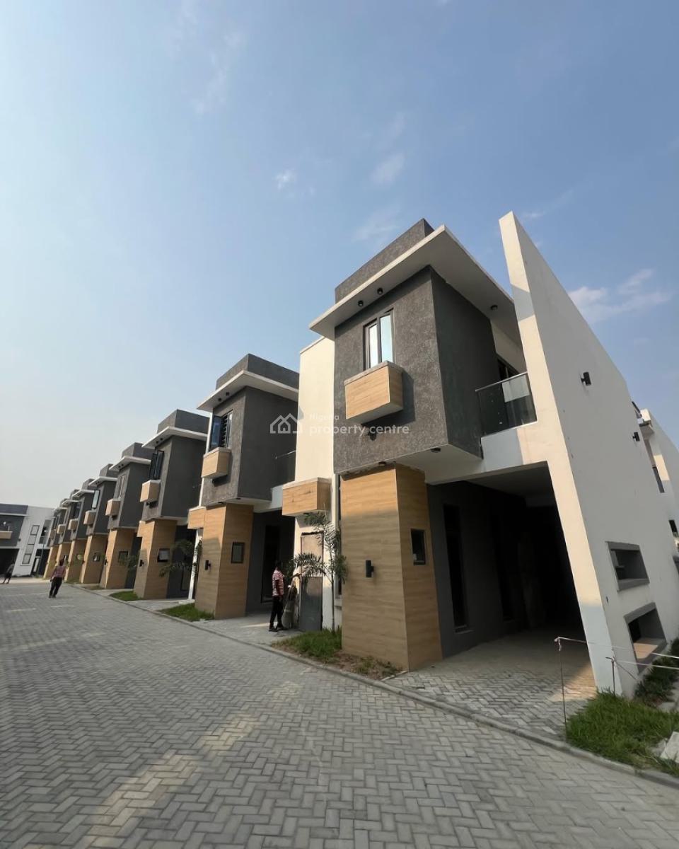 Luxury 4 Bed Terrace Duplex with Bq, Swimming Pool, Gym & Playground, Lekki Palm City Estate, Ajah, Lagos, Terraced Duplex for Sale