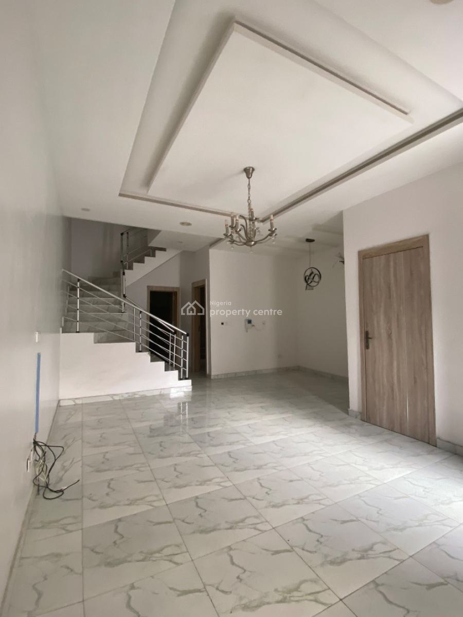 Beautiful and Sharp 4 Bedroom Semi Detached Duplex with Its Own Gate, Chevron, Lekki, Lagos, Semi-detached Duplex for Rent