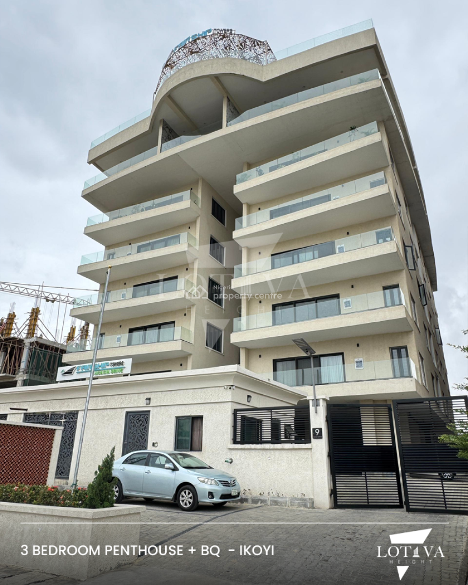 Fully Furnished 3 Bedroom Penthouse Apartment + Bq, Ikoyi, Lagos, Flat / Apartment for Sale